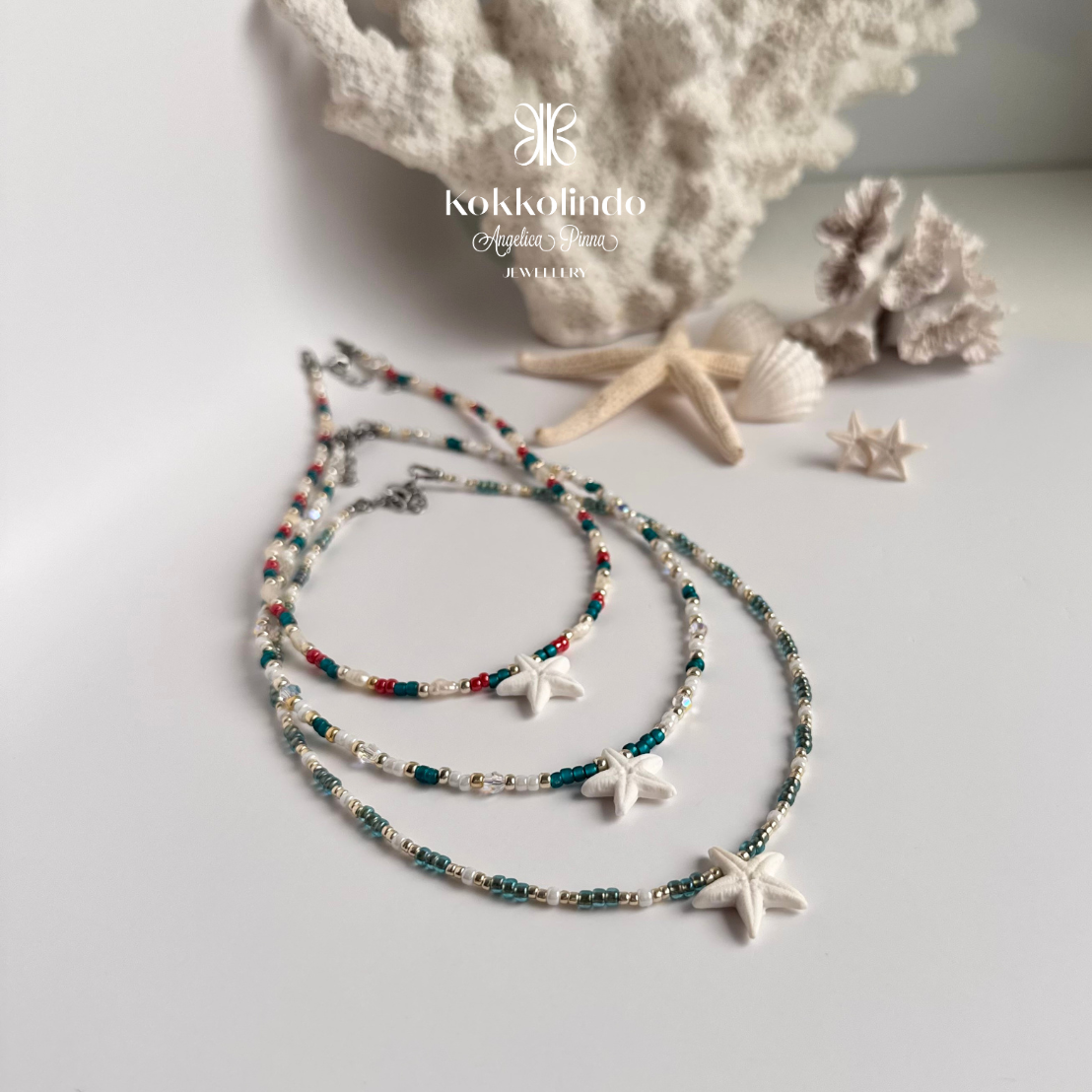 Collana stellina con cristalli