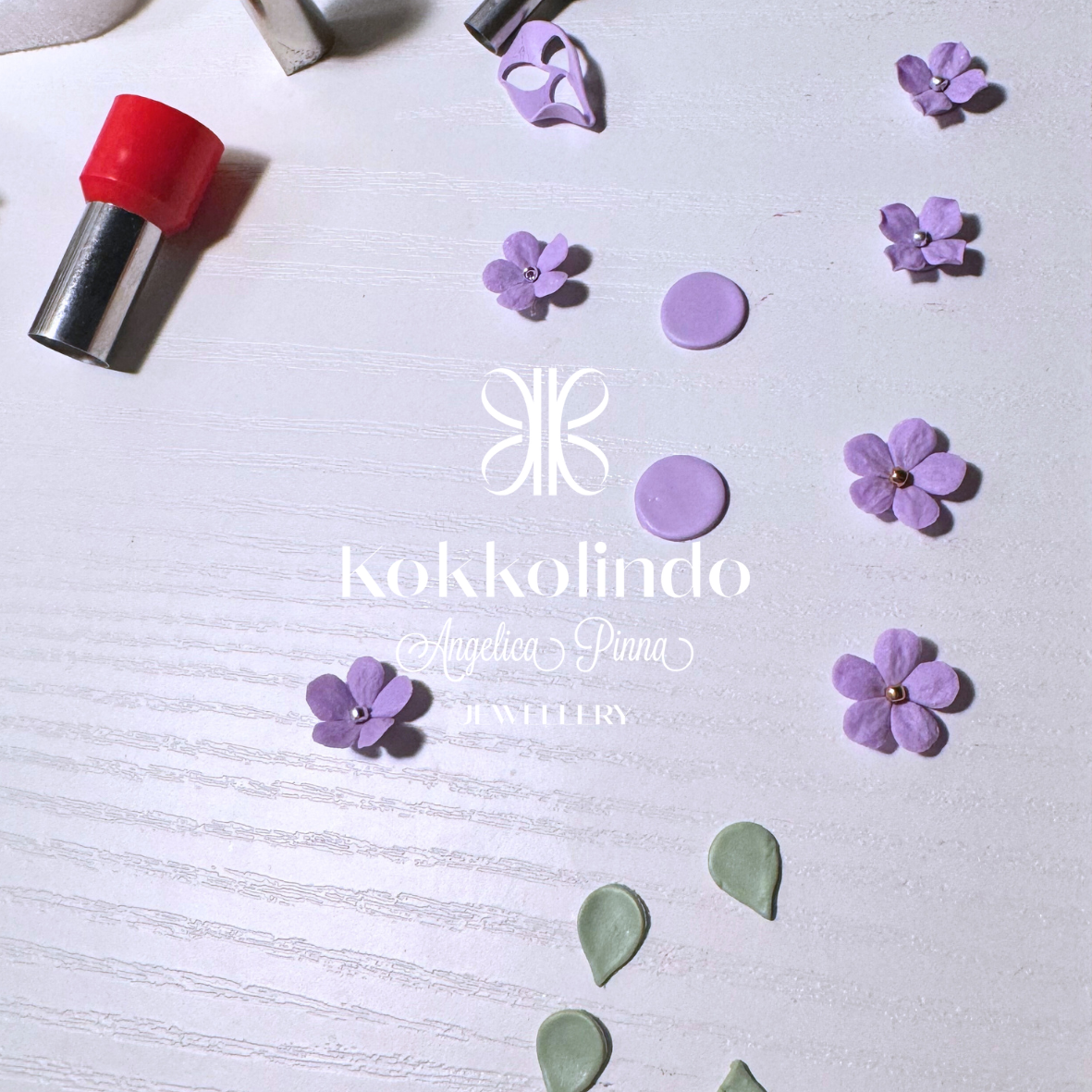 Orecchini Camille viola