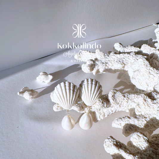 Orecchini Conchiglia con pendente