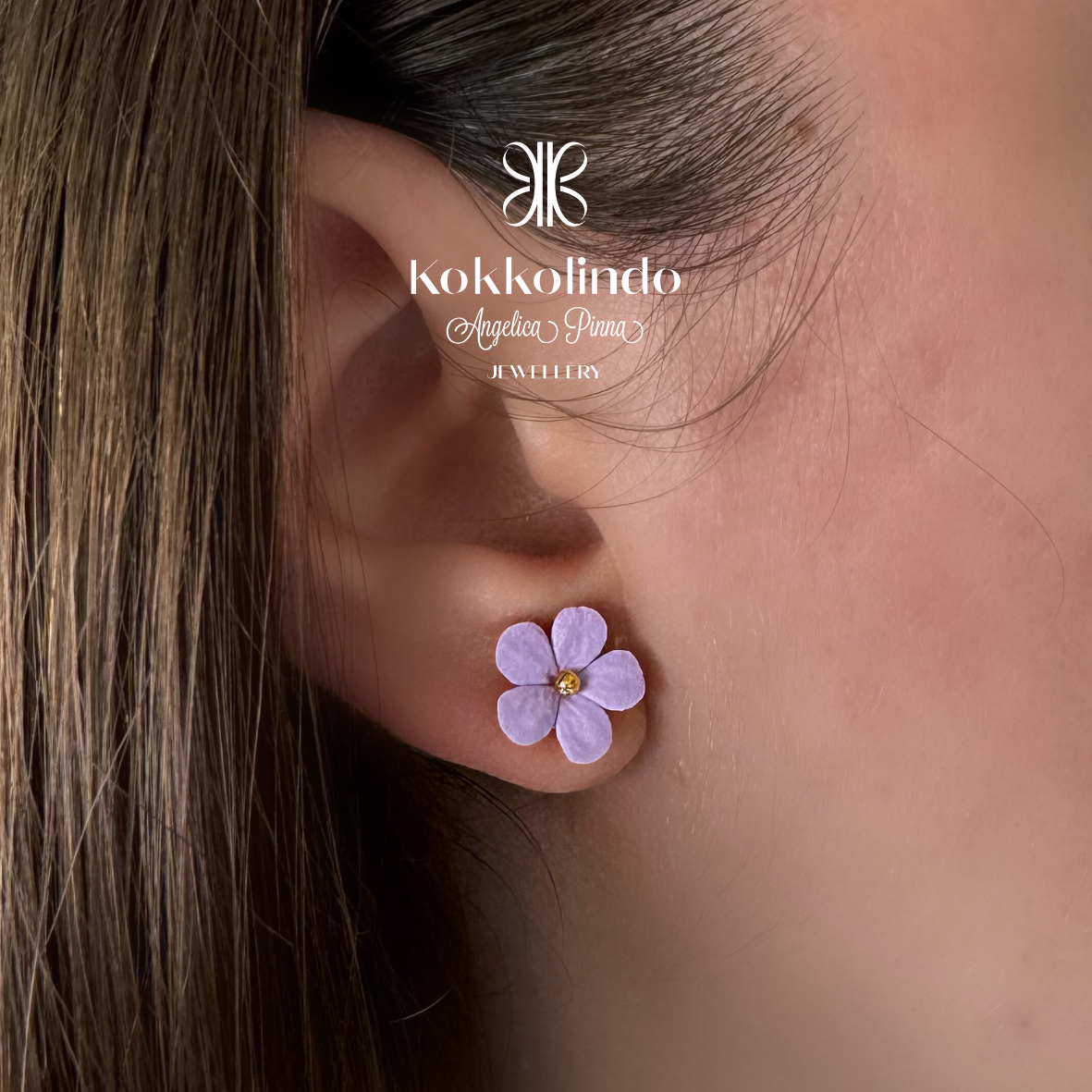 Orecchini Giulietta lilla