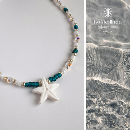 Collana stellina con cristalli