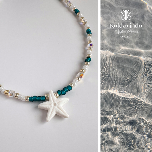 Collana stellina con cristalli