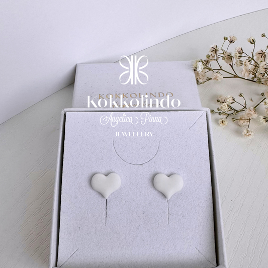 Orecchini Cupido white