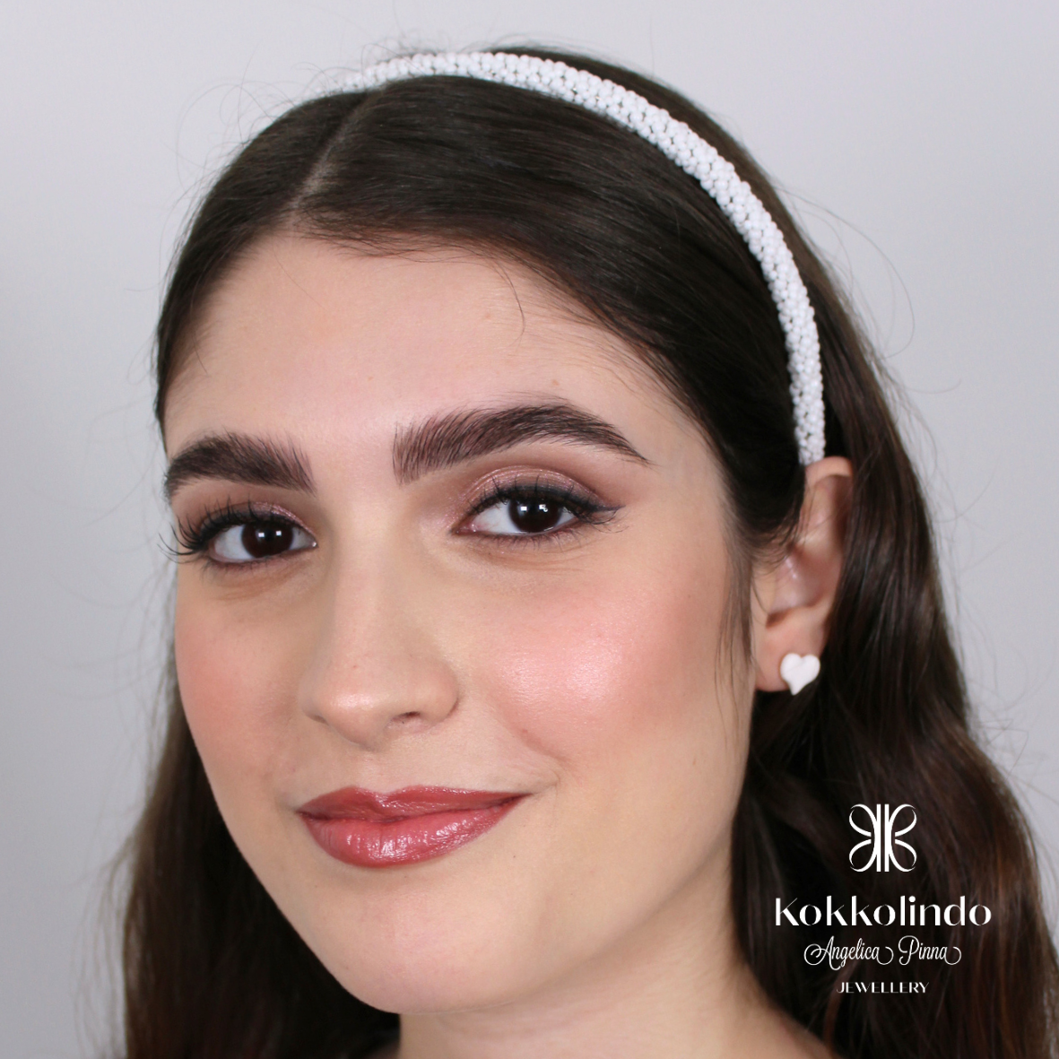 Orecchini Cupido white